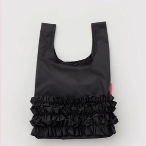 NWT Molly Goddard Ruffle Baggu in Black